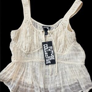 Cream Women's Top s future collective
